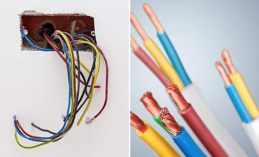 Bedrading binnenshuis die niet-metalen omhulde kabel (NM) implementeert