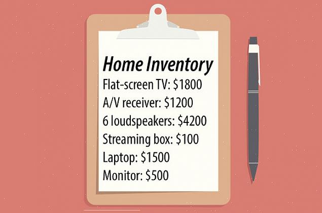 Gebruik ten slotte uw inventarislijst voor het verhuisbedrijf om een nauwkeurigere schatting te krijgen