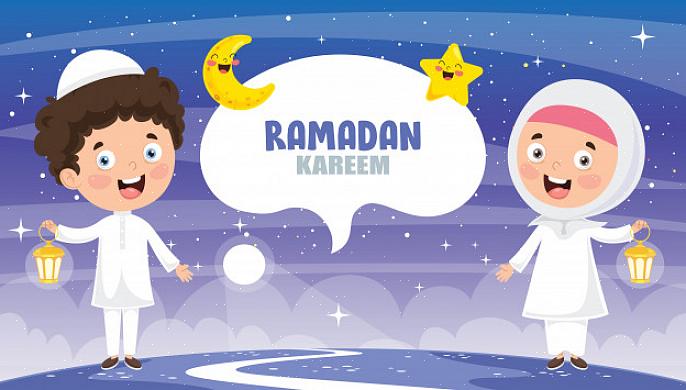 Tijdens de ramadan begroeten getrouwe moslims elkaar door "Ramadan Mubarak" te zeggen