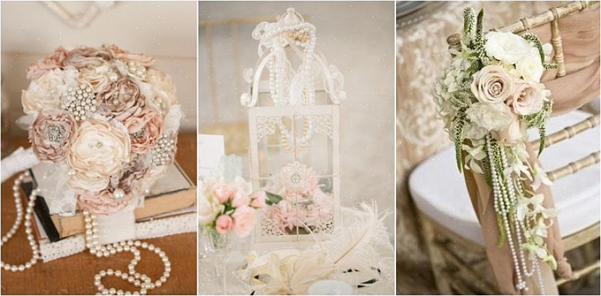 Geef je bruiloft met een vintage thema het meest authentieke gevoel met vintage bruiloftsbloemstukken