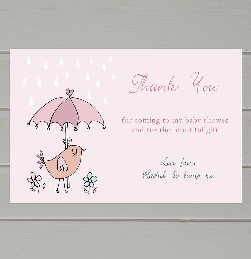 Sommige gratis baby shower-uitnodigingen worden ook geleverd met bijpassende baby shower-bedankkaartjes