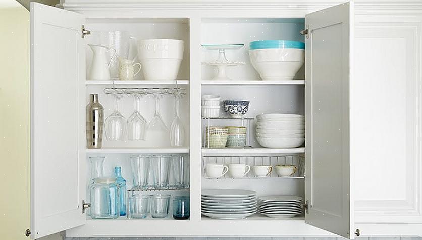 Het aantal items dat thuiskoks nodig hebben om in hun keukenkasten te bewaren
