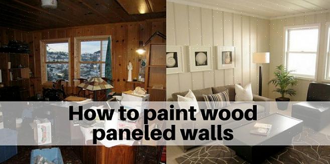 Als u besluit om over de houten lambrisering in uw huis te schilderen