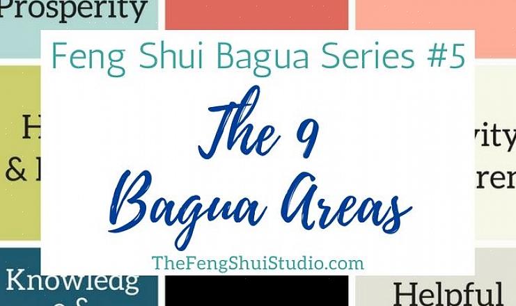 Elk bagua-gebied heeft attributen die eraan zijn gekoppeld