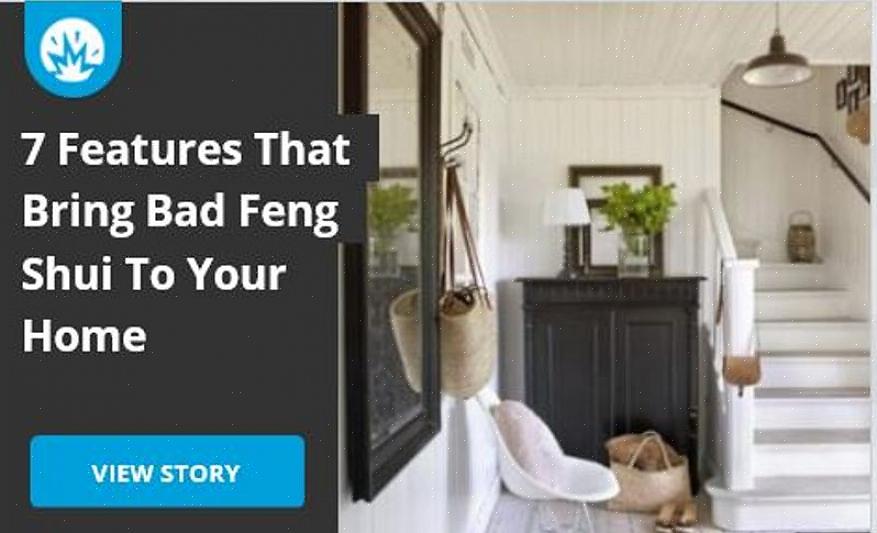In de praktijk van feng shui wordt het als een slechte energiestroom beschouwd wanneer deuren direct