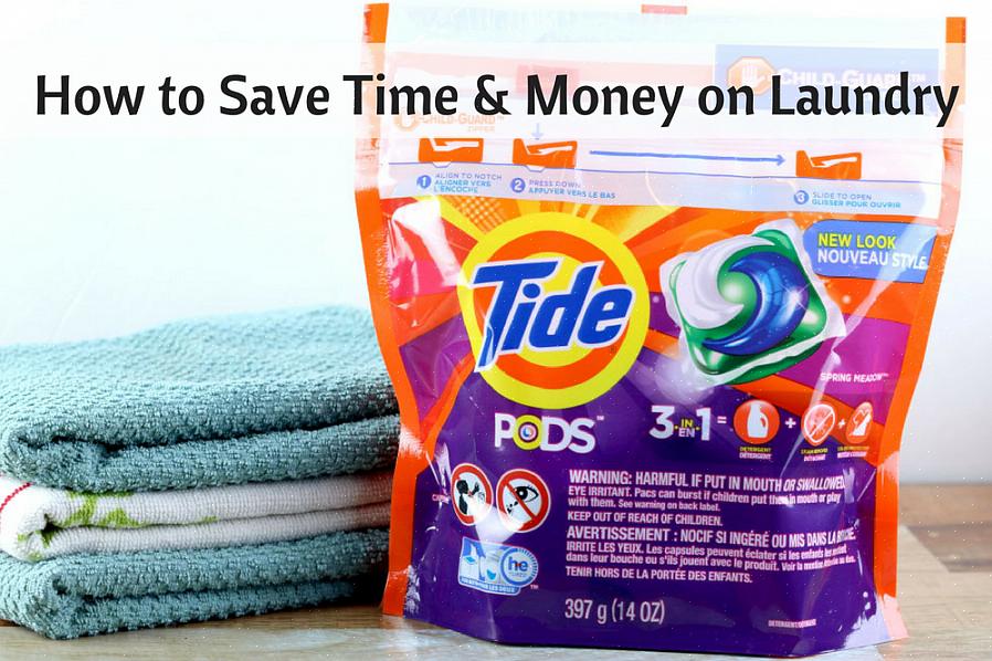 Een van de eerste manieren om geld te besparen op wasmiddel