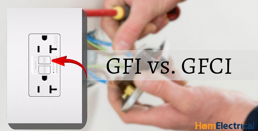 Deze vereiste bescherming kan worden geboden door een GFCI-stroomonderbreker of GFCI-houders
