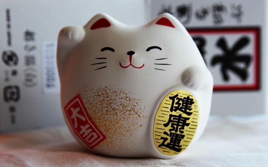 De gelukkige kat is een remedie die afkomstig is uit de Japanse cultuur