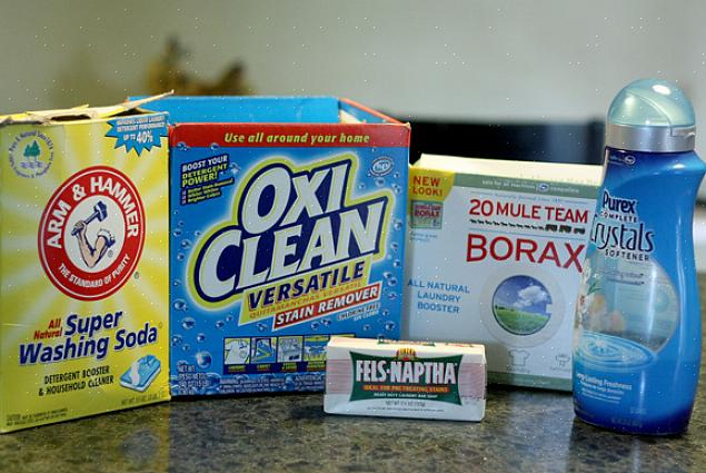 Borax is te vinden in de wasgang van veel supermarkten