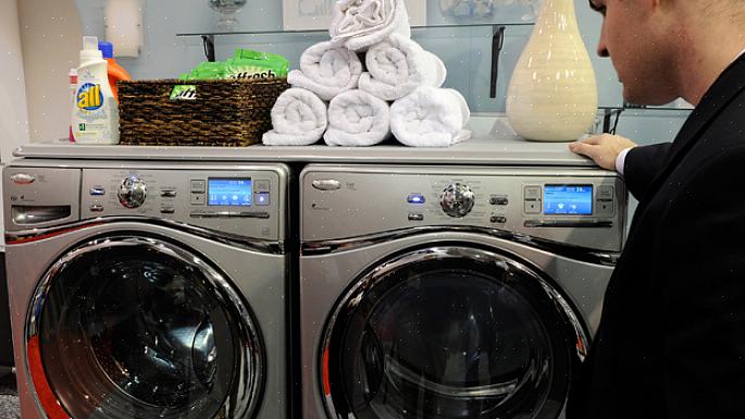 De eenvoudigste manier om grijs water uit uw wasmachine op te vangen