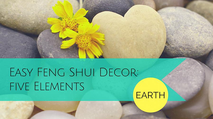 Feng shui-producten die de energie van het Earth feng shui-element het beste tot uitdrukking brengen