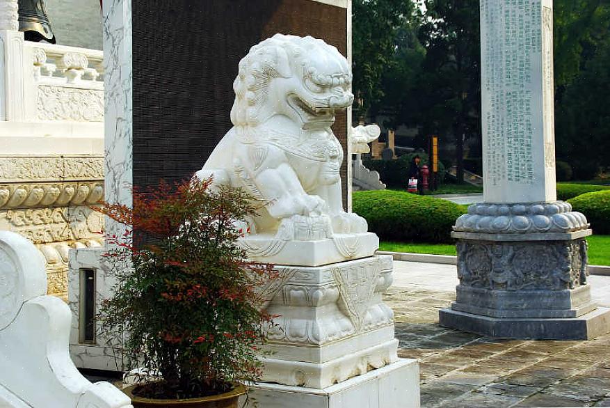 Feng shui Fu Dogs of Imperial Guardian Lions zijn een sterk feng shui-beschermingssymbool