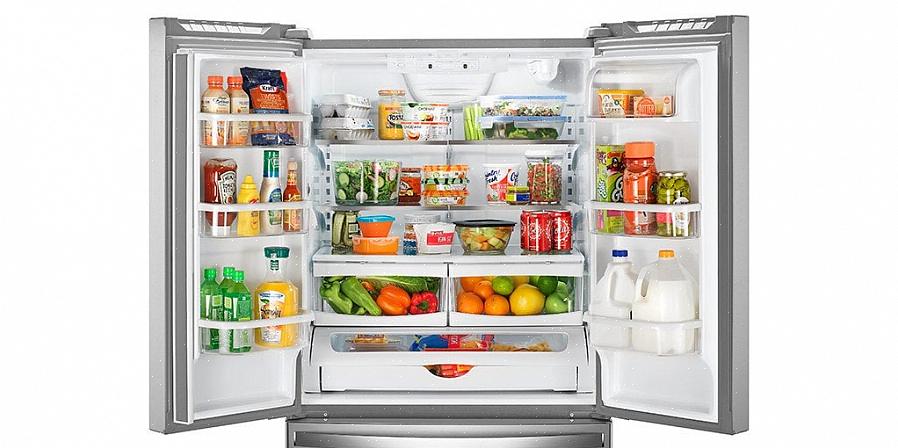 Snelle waterafgifte aan de buitenkant van uw koelkast heeft