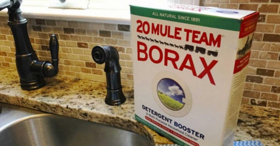 Borax is een natuurlijk voorkomend mineraal dat ook wel natriumboraat wordt genoemd