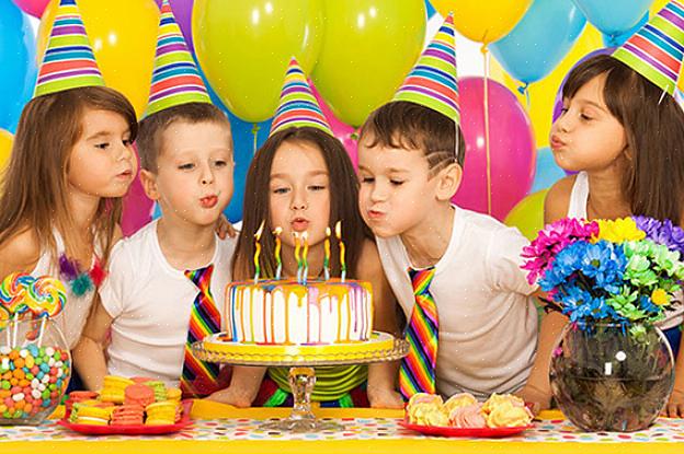 Eenvoudige tips voor verjaardagsfeestjes