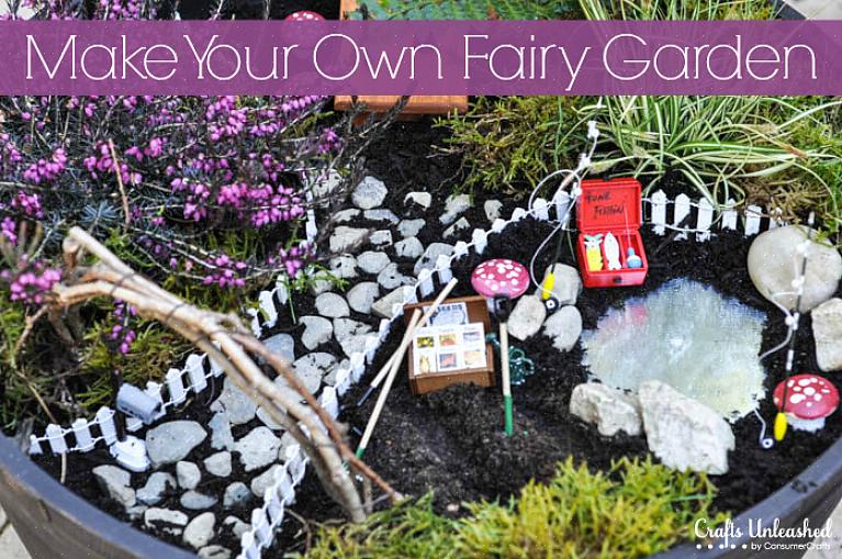 Als je een sprookjesachtige tuin ontwerpt met kinderen in gedachten