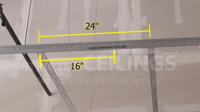 Zeggen dat de maximale veldschroefafstand voor gipsplaten voor muren 41 centimeter is
