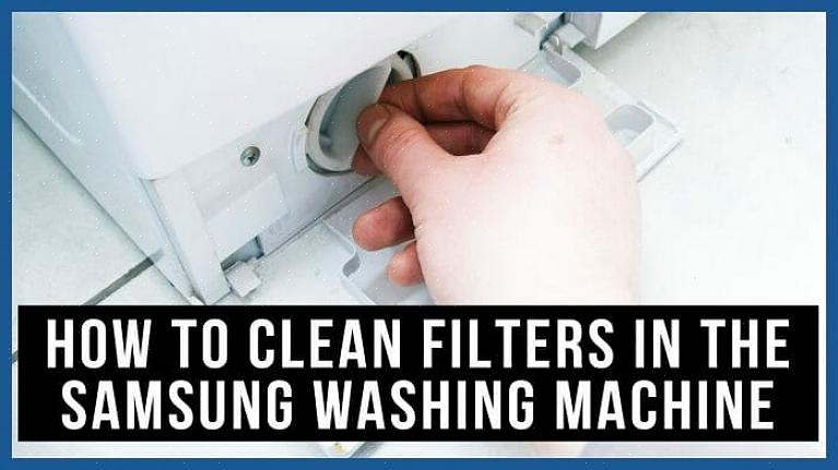 Het pluisfilter van de wasautomaat moet minstens vier keer per jaar worden schoongemaakt om uw machine