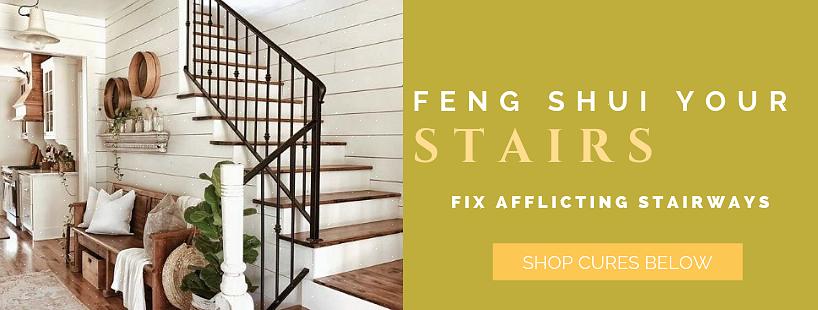De feng shui-zorg met trappen is dat een trap meestal een kwaliteit van energie creëert die verontrustend is
