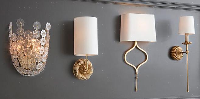 Wandkandelaars kunnen licht toevoegen aan een donkere hoek in elke kamer