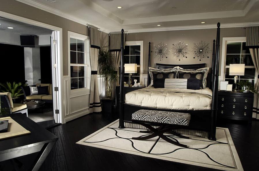 Zoals deze prachtige eclectische slaapkamer ontworpen door Anne rue interiors