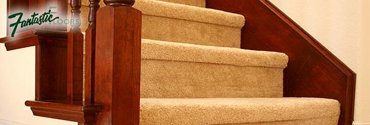 Trappen zijn de meest voorkomende plek in huis om tapijt te hebben