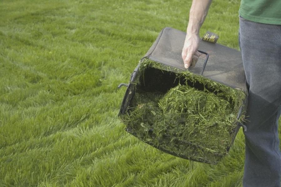 Een goede manier om het gras te moeten opvangen of harken