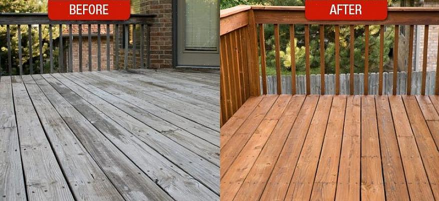 De eerste stap in uw project voor het overspuiten van houten terrasvloeren moet een grondige inspectie zijn