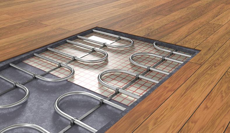 Vloerverwarming verhoogt de temperatuur van de vloerbedekking tot veel comfortabelere niveaus