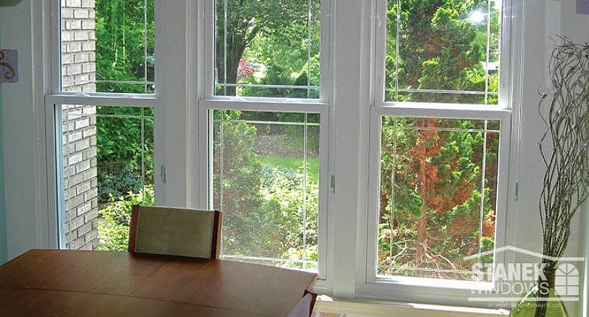 Dubbelhangende ramen hebben zowel een boven- als een ondervleugel (ruiteenheid)