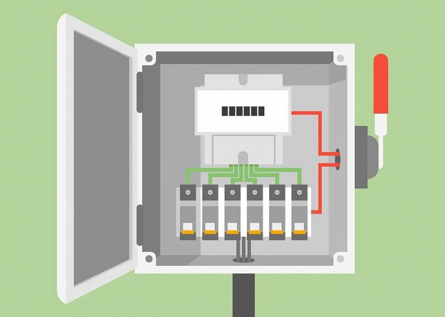 Een stroomonderbrekerpaneel is het belangrijkste verdeelpunt voor elektrische circuits in uw huis